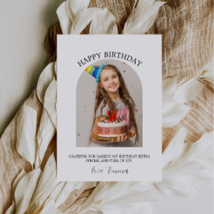 Geburtstag Foto Danke Karte