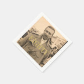 Geburtstag Foto Male Modern Geburtstag Serviette (Ecke)