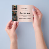 Geburtstag Foto Rose Gott Save the Date Flyer (Gruppe)