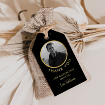 Geburtstag Foto Schwarz und Gold