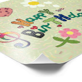 Geburtstag Fotodruck (Ecke)