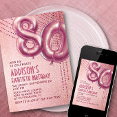 Geburtstag Frauen Rose Gold Einladung