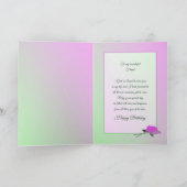 Geburtstag, Freund, Fliedern in einem Vase Karte (Innenseite)