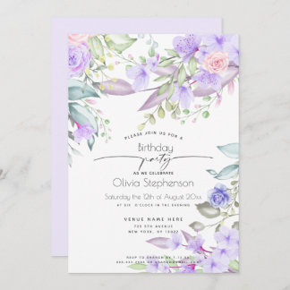 Geburtstag | Frühlingsblass Einladung