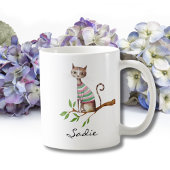 Geburtstag Funny Cat Niedlich Cat Mama Personalisi Kaffeetasse