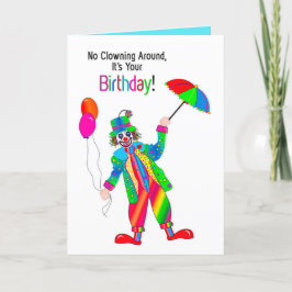 Geburtstag für alle Clownskollektionen Karte