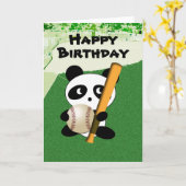 Geburtstag für Baseball Fan Karte (Gelbe Blume)