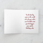 Geburtstag für Big Sister Karte (Innenseite)