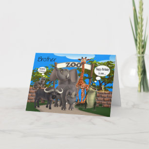 Geburtstag für Brudergrußkarten Karte