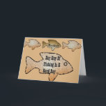 Geburtstag für einen Bruder, 4 Fische vorne angeln Karte<br><div class="desc">Vier Fische werden auf diesem lustigen,  Geburtstagsgruß für jeden Bruder,  der Lieben zu fischen. Meine freundlichen Grüße.</div>