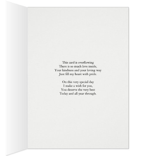 Geburtstag für Ex-Ehefrau, mit Schmetterlingen (Innen (Rechts))