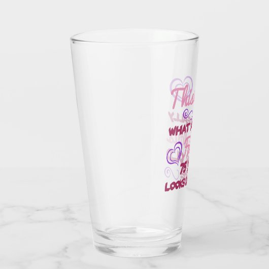 Geburtstag für Frauen Glas (Rechts)