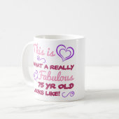 Geburtstag für Frauen Kaffeetasse (Vorderseite Links)