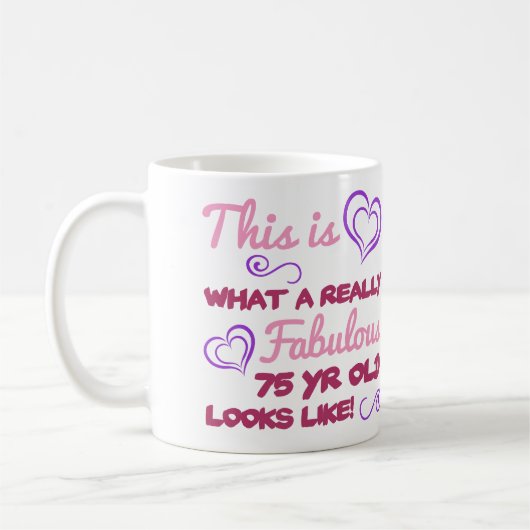 Geburtstag für Frauen Kaffeetasse (Links)