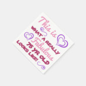 Geburtstag für Frauen Serviette (Ecke)