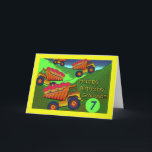Geburtstag für Grandson, Dump Trucks und Cupcakes Karte<br><div class="desc">Farbenfrohe Müllwagen mit Kuchen sind für einen besonderen Geburtstag eines Enkels bereit. Art,  Bild und Vers Copyright © Shoaff Ballanger Studios.</div>