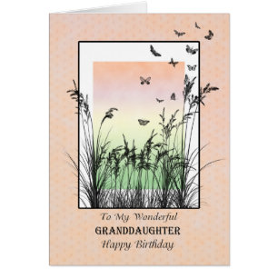 Geburtstag für Großtochter, mit Schmetterlingen