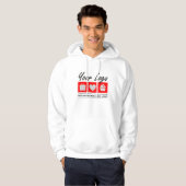 Geburtstag für ihn personalisierte Geschenke für M Hoodie (Vorne ganz)