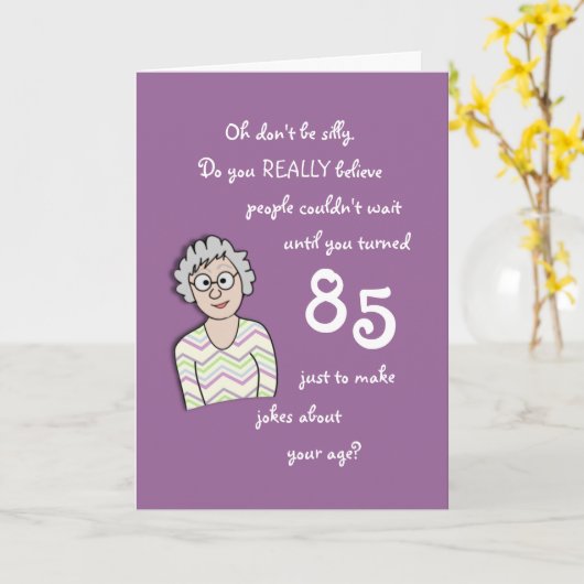 Geburtstag für ihre Funny Card Karte (Gelbe Blume)