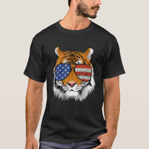 Geburtstag für Junge Coole Tiger gestreifte Tiere  T-Shirt