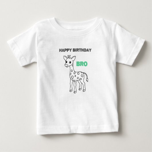 Geburtstag für Kinderhemd Baby T-shirt (Vorderseite)