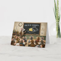Geburtstag für Lehrer Mäuse in einem Klassenzimmer
