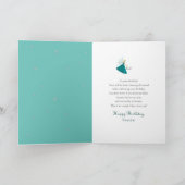 Geburtstag für Mädchen 8 Magische Lichterkerze Karte (Innenseite)