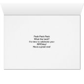 Geburtstag für Mamaw, Rotkopfspecht (Innenansicht Horizontal (Unten))