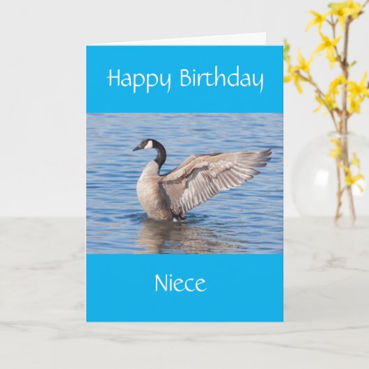 **GEBURTSTAG FÜR MEINE NIECE** Karte (Gelbe Blume)