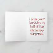 Geburtstag für Nichte Karte (Innenseite)