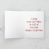 Geburtstag für Sechsjährige Karte (Innenseite)