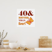 Geburtstag für sie poster (Küche)