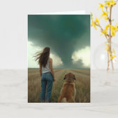 Geburtstag für Sturmschaser Karte (Gelbe Blume)