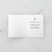 Geburtstag für Tennis Friend Karte (Innenseite)