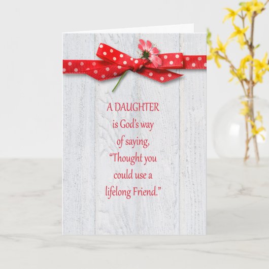 Geburtstag für Tochter Karte (Gelbe Blume)