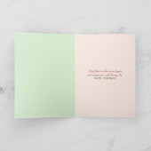 Geburtstag für Tochter-Lilie im Tal Karte (Innenseite)