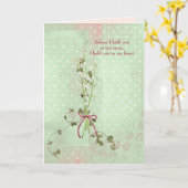 Geburtstag für Tochter-Lilie im Tal Karte (Gelbe Blume)