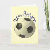 Geburtstag Fußball Geschenke Karte (Vorderseite)