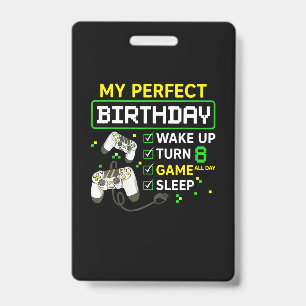 Geburtstag Gaming Boy Geburtstagsgeschenk für Game Ausweis