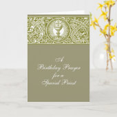 Geburtstag Gebet Eucharist lateinisches Gebet für  Karte (Gelbe Blume)