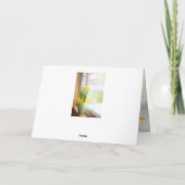 Geburtstag Gebetsschrift Tee Party und Affodien Karte (Rückseite)