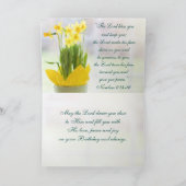 Geburtstag Gebetsschrift Tee Party und Affodien Karte (Innenseite)