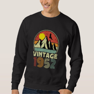 Geburtstag Geboren 1952 Vintage Sweatshirt