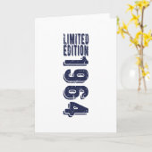 Geburtstag Geboren 1964 Limited Edition Karte (Gelbe Blume)