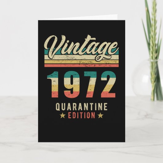 Geburtstag Geboren 1972 Karte (Vorderseite)