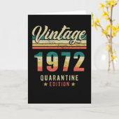 Geburtstag Geboren 1972 Karte (Gelbe Blume)