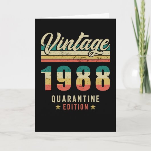 Geburtstag Geboren 1988 Karte (Vorderseite)