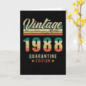 Geburtstag Geboren 1988 Karte (Gelbe Blume)