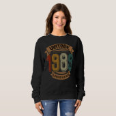 Geburtstag Geboren 1989 Vintag Sweatshirt (Vorne ganz)