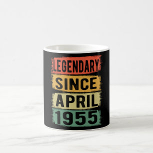 Geburtstag Geboren im April 1955 Kaffeetasse